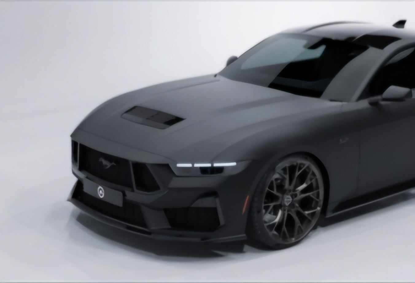 Matte Black Stealth Vehicle Wrap